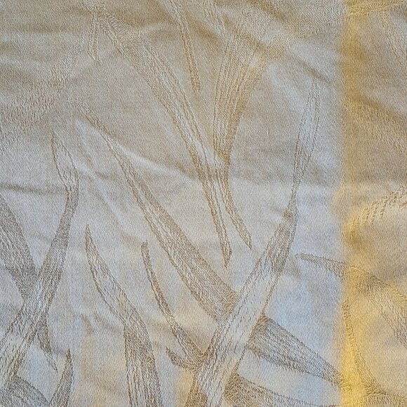 Frette Italy Standard Pillow Shams Taupe Leaf Pattern For Plump Pillows Set Of 4 - Picture 4 of 5